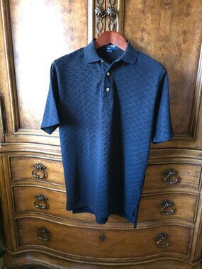 Black Polo Golf by Ralph L:auren polo shirt (M)